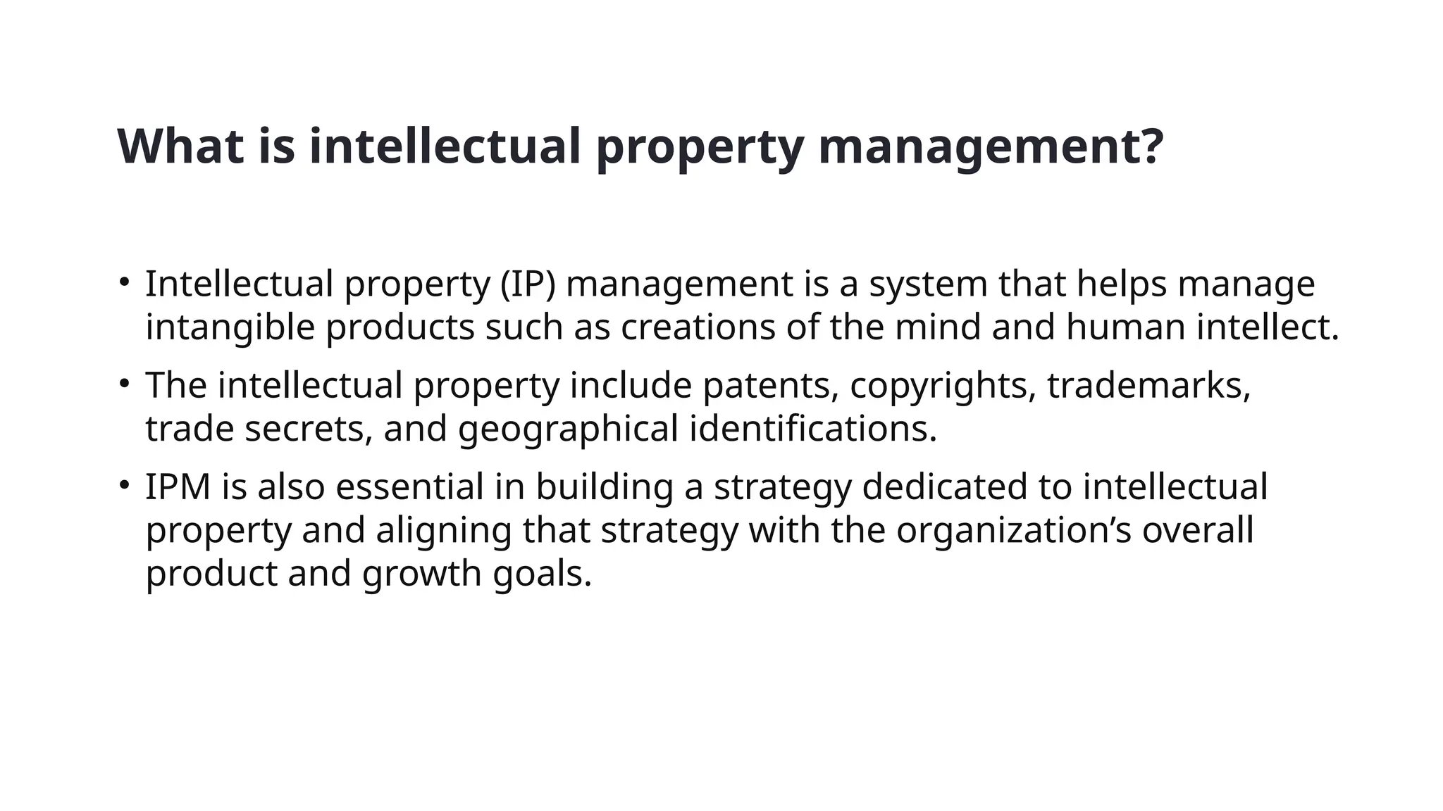 IMPORTANCE OF INTELLECTUAL PROPERTY MANAGEMENT.pptx