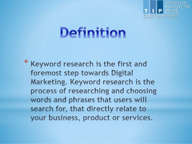Importance Of Keyword Research In Digital Marketing Importance Of Keyword Research In Digital Marketing