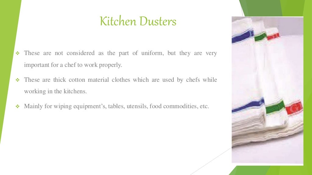 Importance of kitchen uniform
