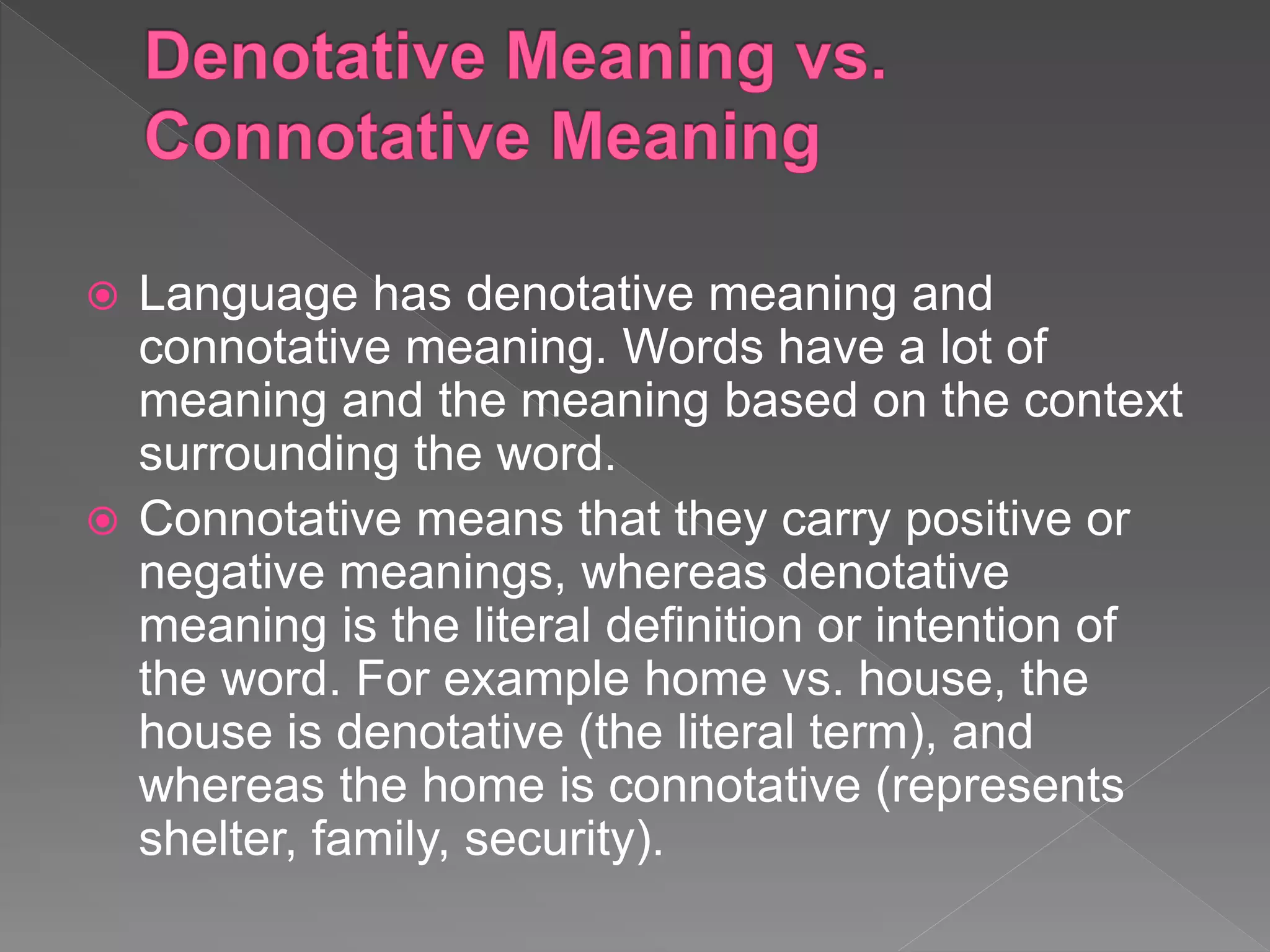 Importance of language in communication | PPTX