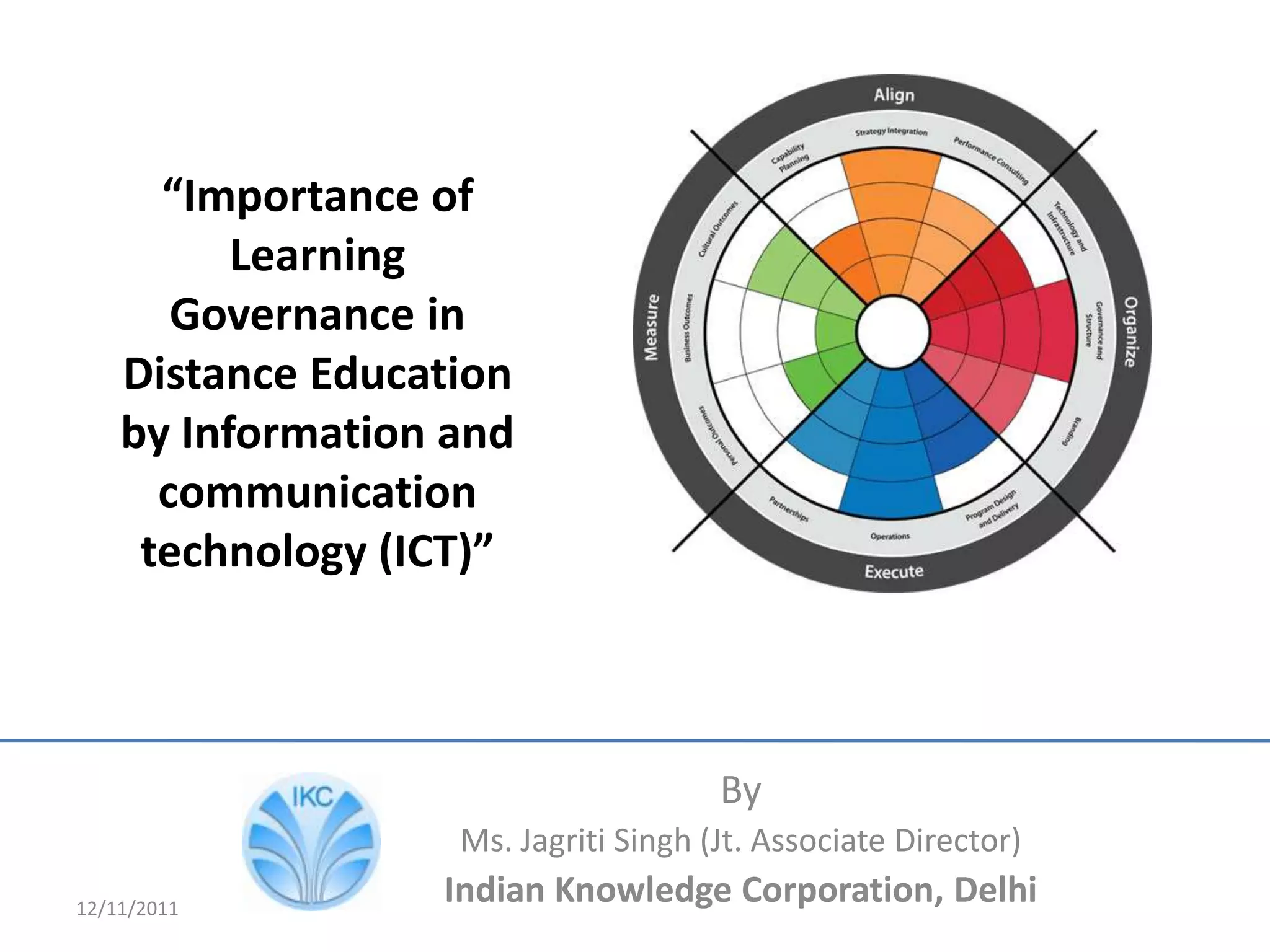 Importance of Learning Governance in Distance Education by information ...