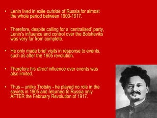 Importance of lenin to 1917 | PPT
