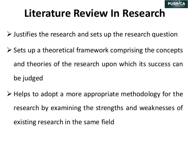 Literature review in research image