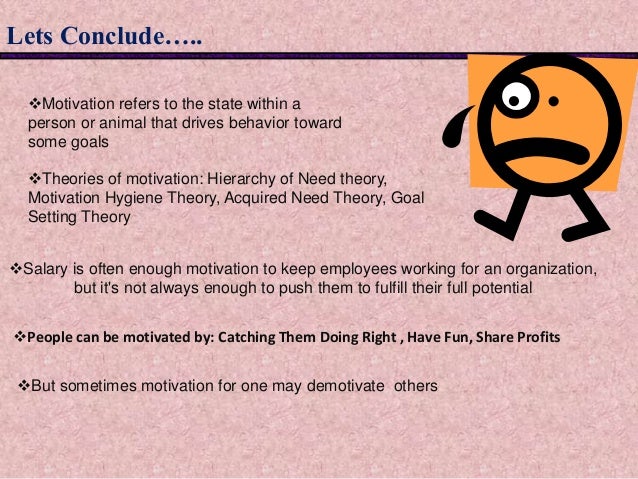  Importance of motivation in organizational structure