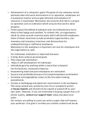 Self motivation essay image