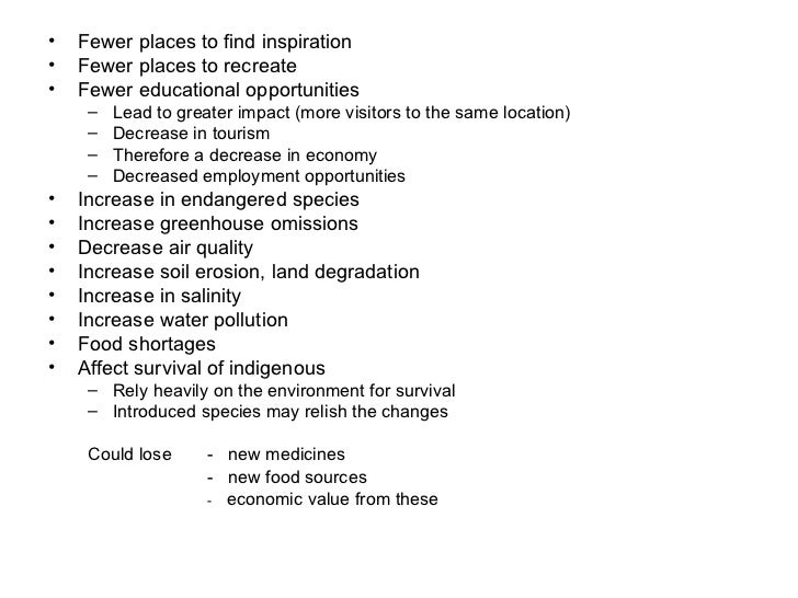 Importance Of Natural Environments Summary