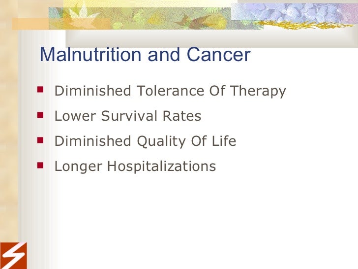 Importance Of Nutrition In Cancer Patients Importance Of Nutrition In Cancer Patients