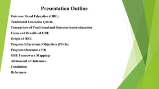 Importance of Outcome Based Education (OBE) in the Quality Enhancement ...