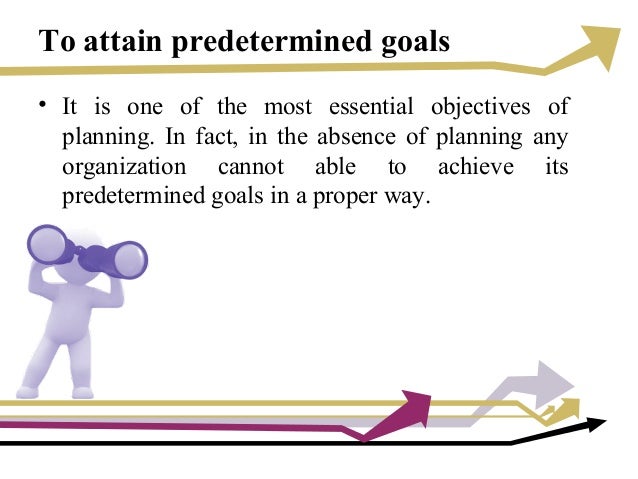 Objectives Of Planning