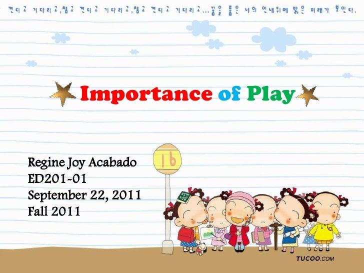 Importance of play