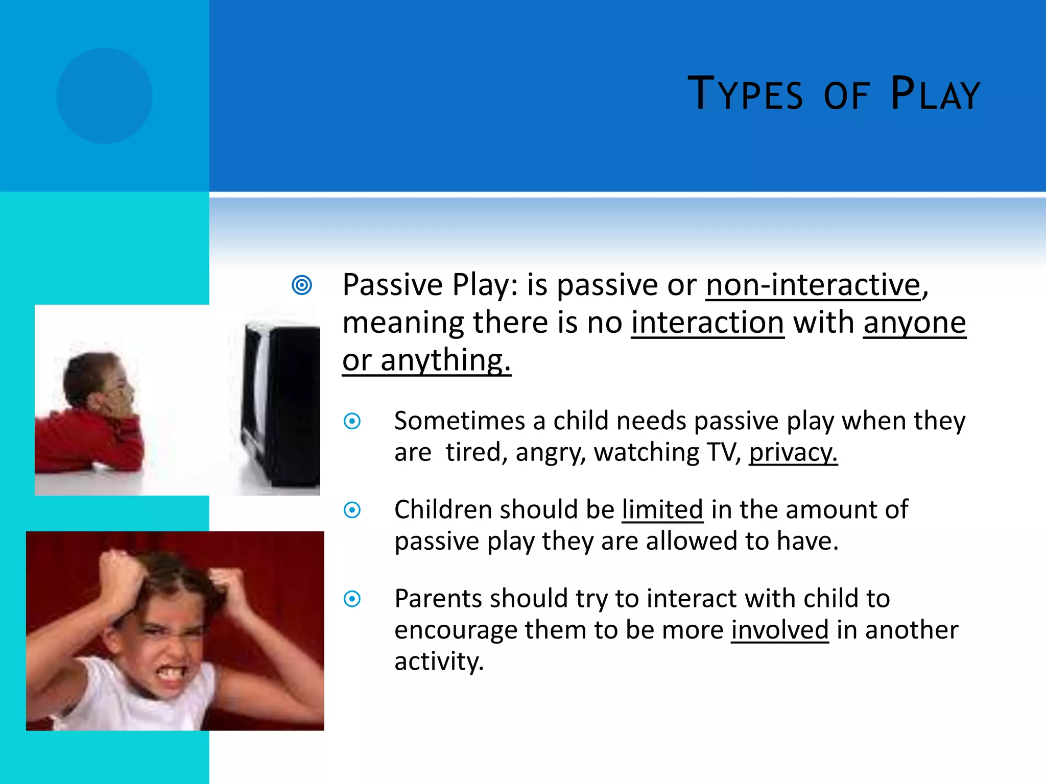 Importance of play PPT