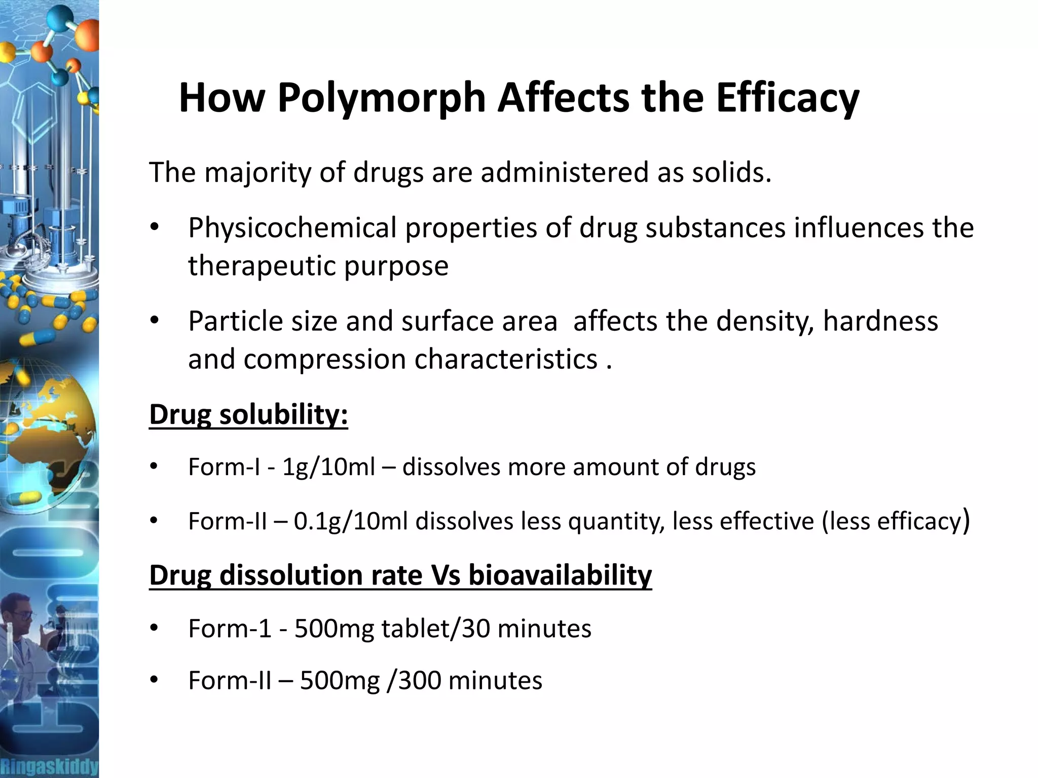 Importance of Polymorphs in Pharma Industry by dr. amsavel | PDF ...