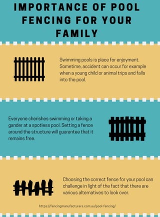 Importance of pool fencing for your family