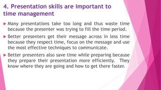 Powerpoint Importance Importance of presentation | PPTX
