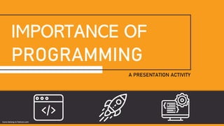 Importance of Programming.pdf | Programming Languages | Computing