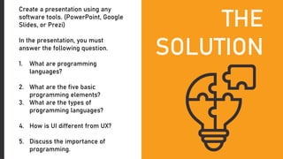 Importance of Programming.pdf | Programming Languages | Computing