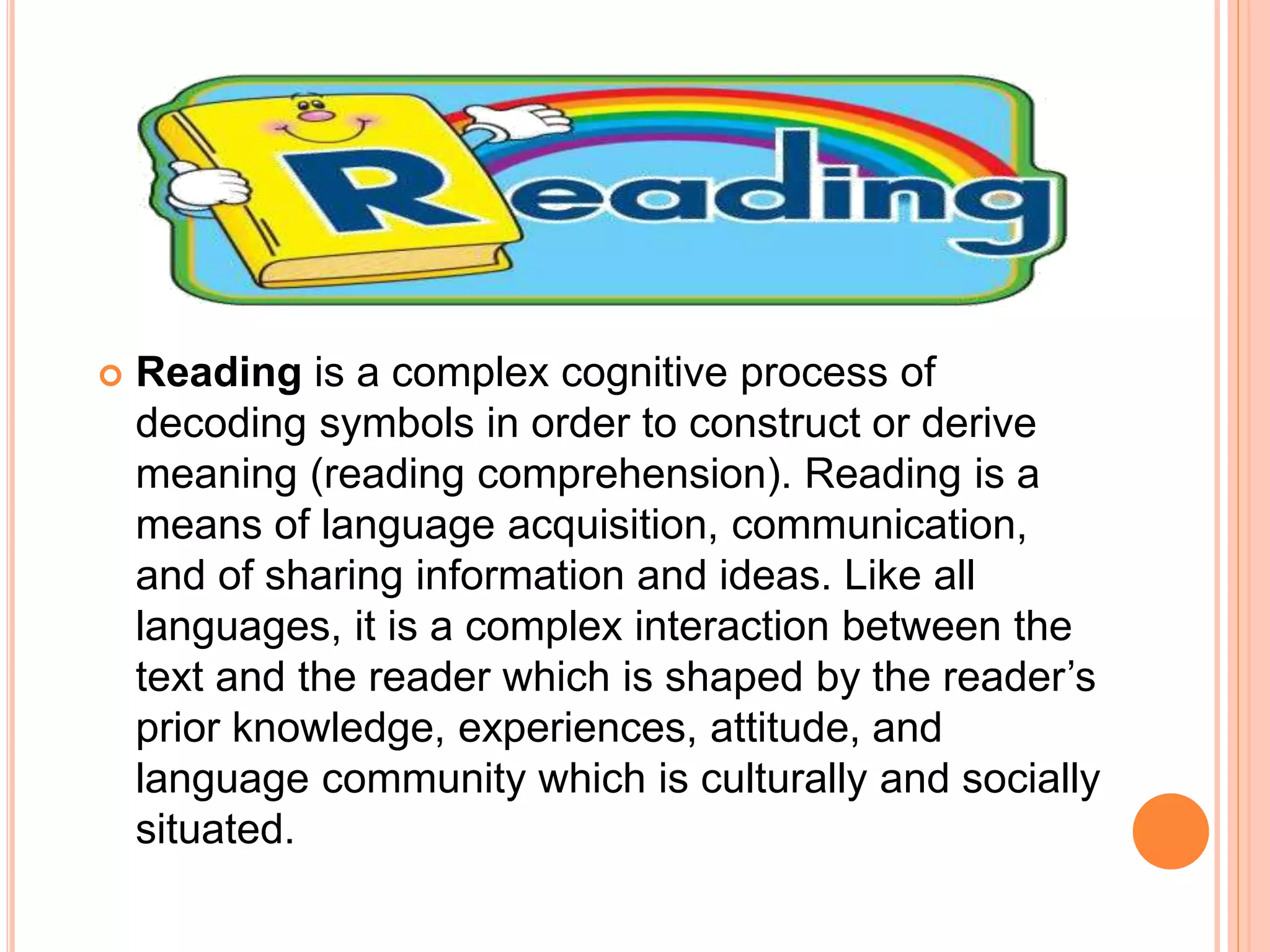 Importance of reading and its types. | PPTX