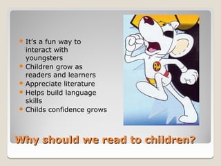 Importance of reading to children slide 1 | PPT