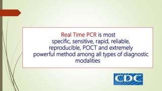 Importance of real time pcr in diagnosis of infectious diseases | PPTX