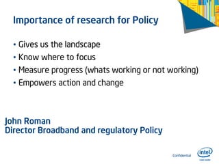 Importance of research for policy