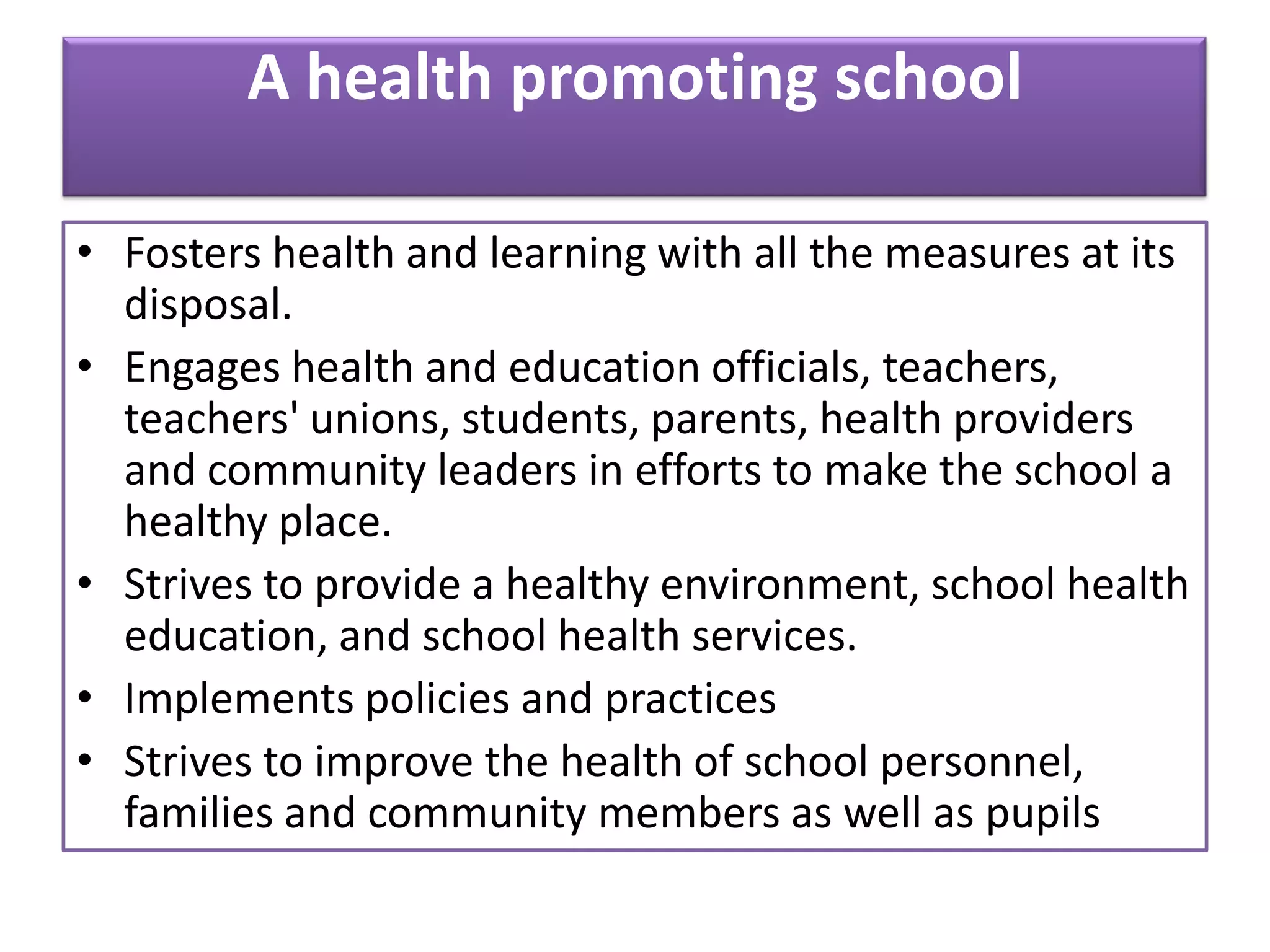 Importance Of School Health Education PPT importance-of-school-health-education-ppt