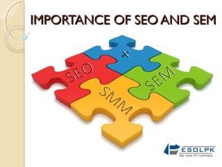 IMPORTANCE OF SEO AND SEMIMPORTANCE OF SEO AND SEM
 