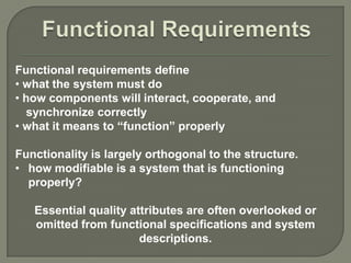 Importance of software architecture | PPTX