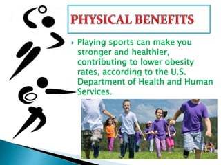 Importance of sports in our life by Shreyansh Gupta | PPTX