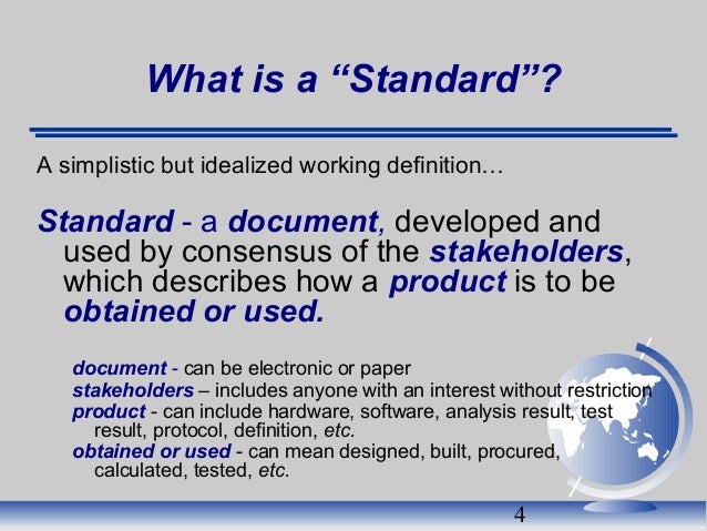 Importance Of Standards