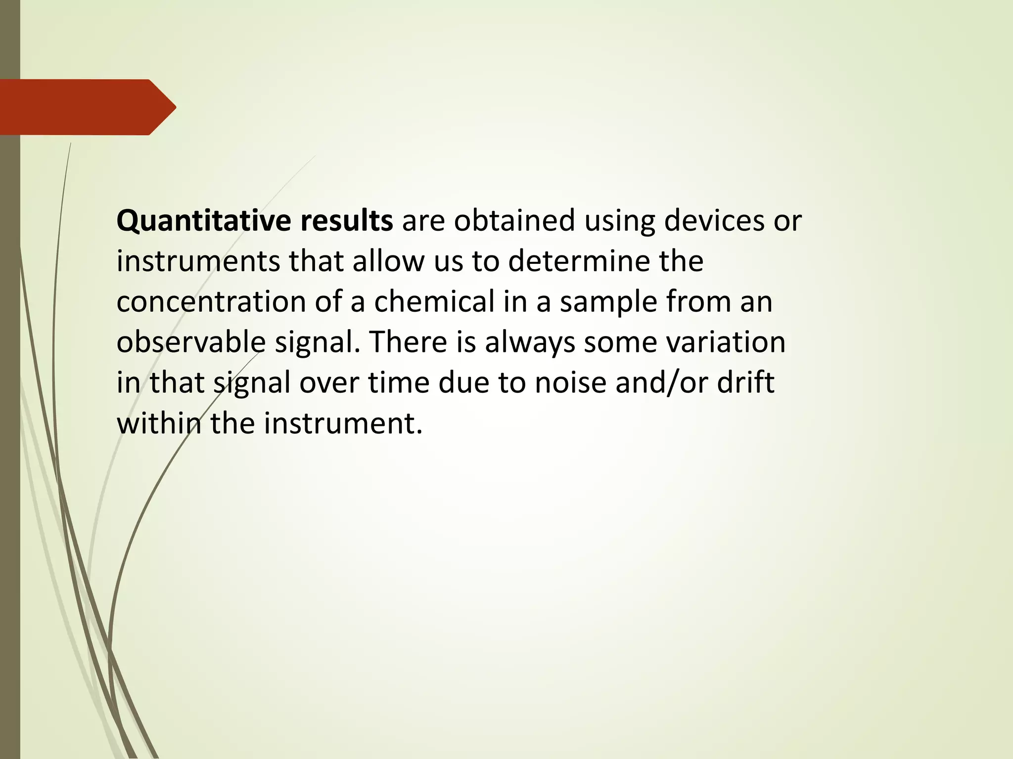 Observable Device Importance of statistics in chemistry | PPTX