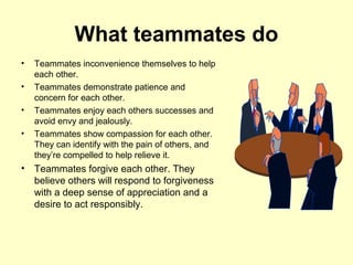 Importance of team work | PPT