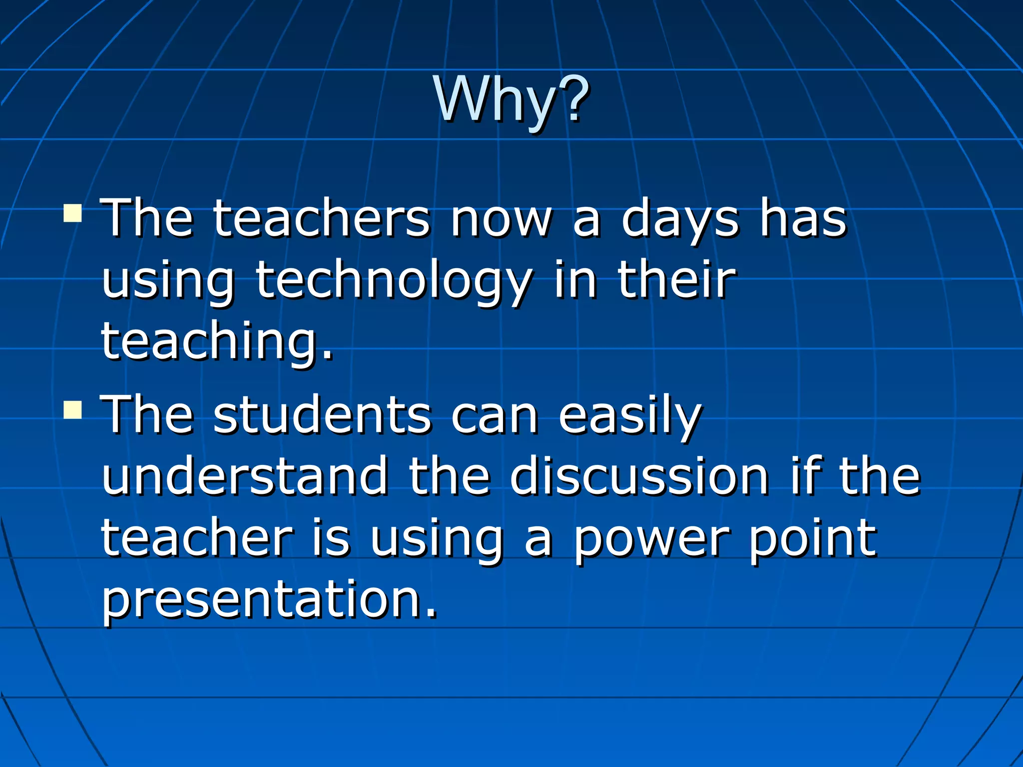 Importance of technology in education | PPT