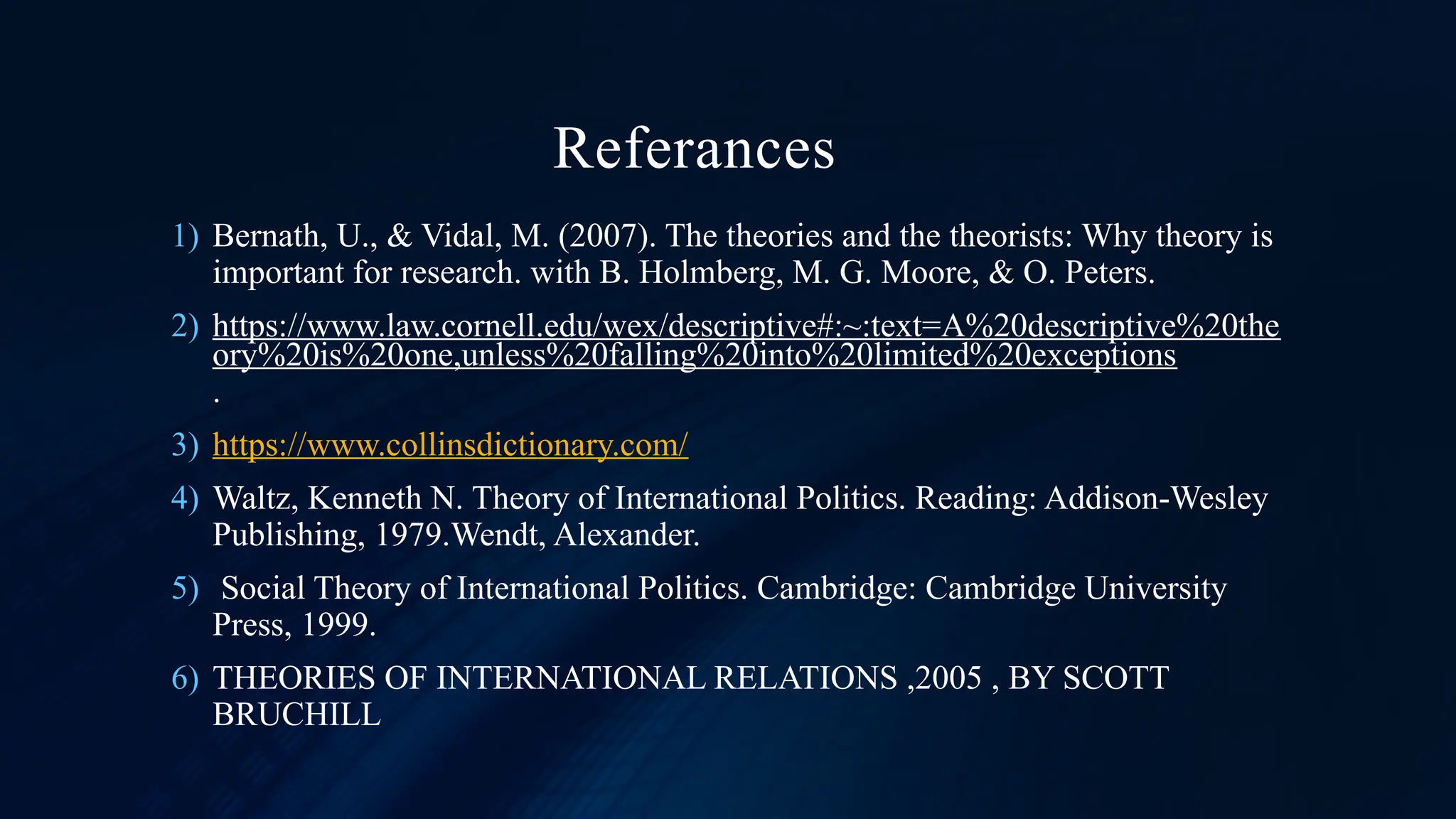 Importance of theories in IR for undersatandind international relations ...