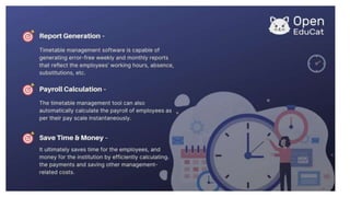 Importance of Timetable Management Software in Educational ERP ...