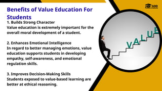 Importance of Value Education | Value education builds character ...