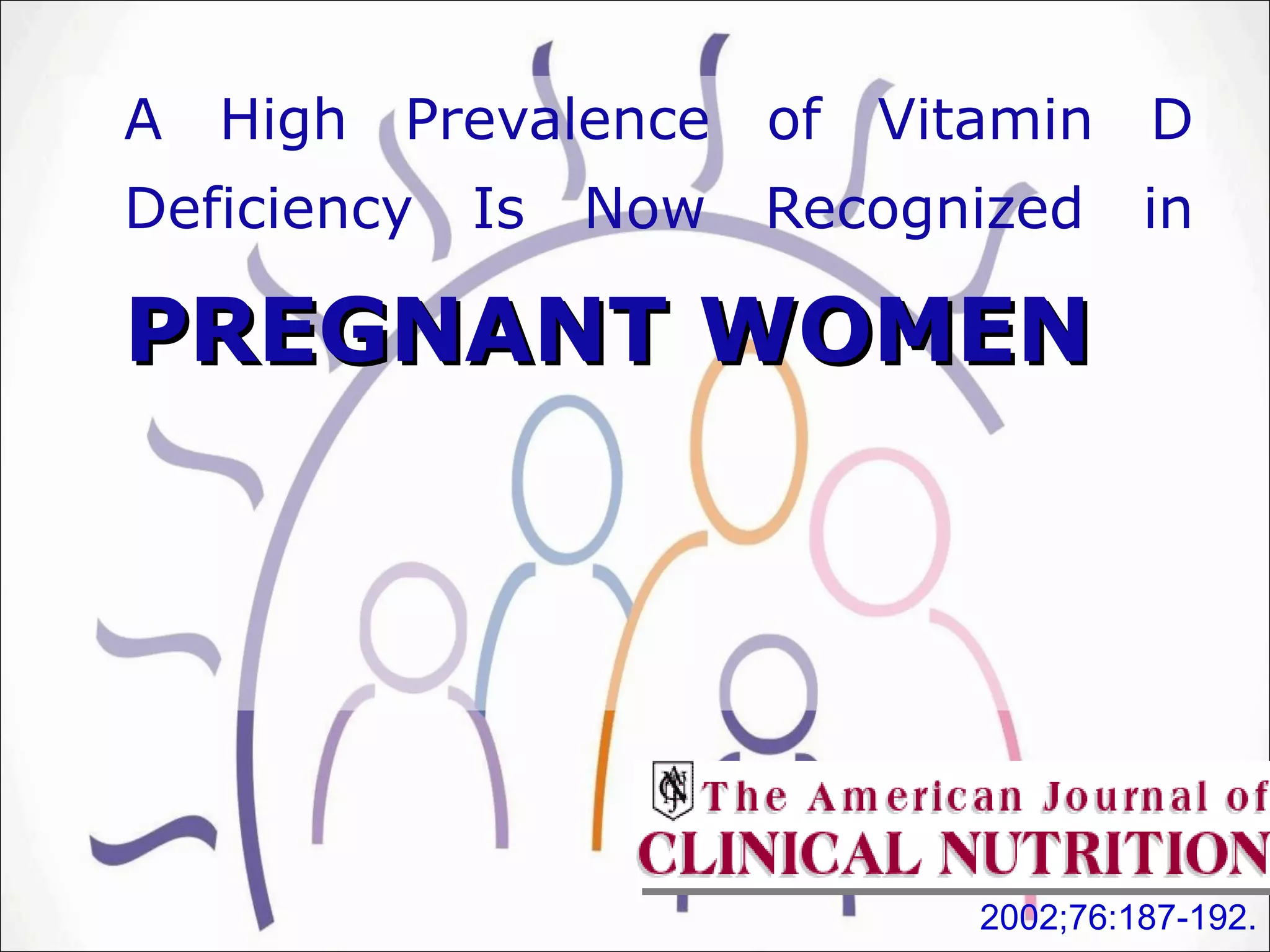 Importance of vitamin d in pregnancy and lactation | PPT