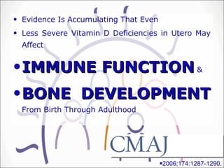 Importance of vitamin d in pregnancy and lactation | PPT