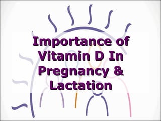 Importance of Vitamin D In Pregnancy & Lactation 