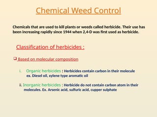 Weedicides Types Importance of weed management and types of weeds.pptx