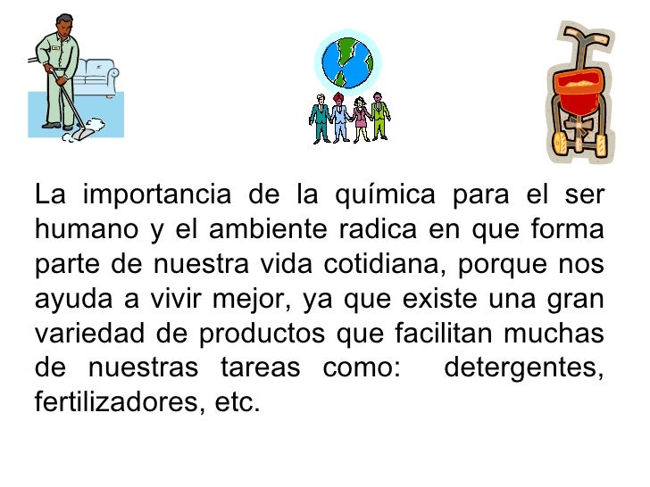 Importancia De La Quimica Para El Ser Humano 1