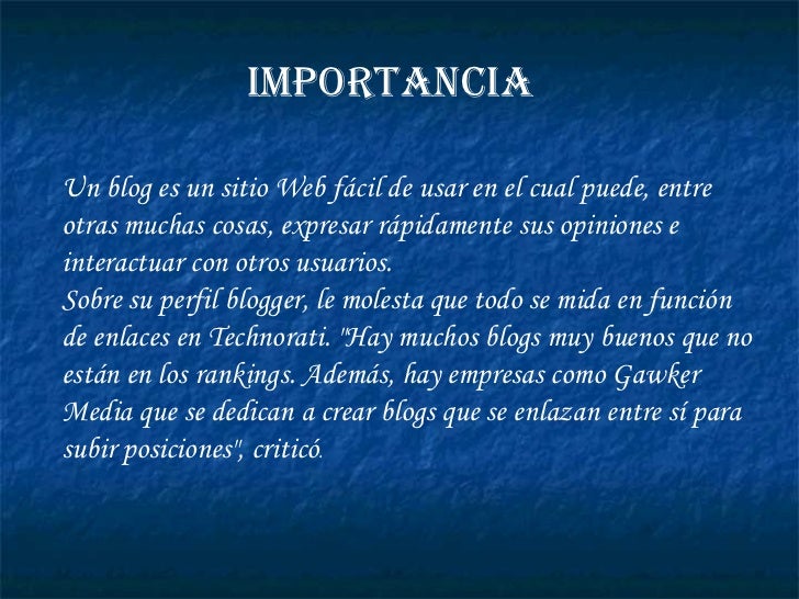 Resultado de imagen para la importancia de un Blogger