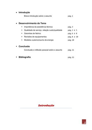 Importancia Da Assistencia Tecnica