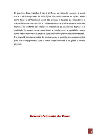 Importancia Da Assistencia Tecnica