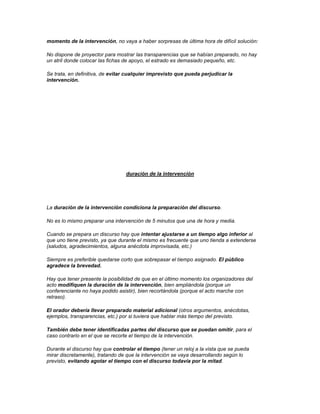 Importancia de hablar en publico