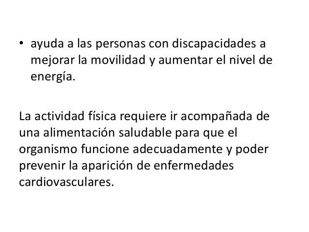Importancia de la actividad física para la salud Importancia de la actividad física para la salud