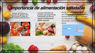 Importancia de la alimentacion saludable | PPTX