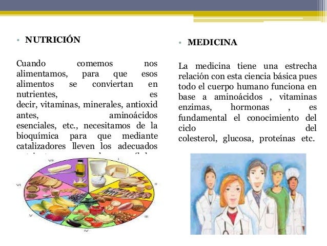 Importancia de la bioquimica y sus relaciones con otras