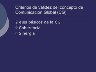 Importancia de la comunicación global