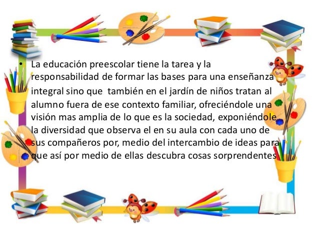 Importancia de la educacion preescolar