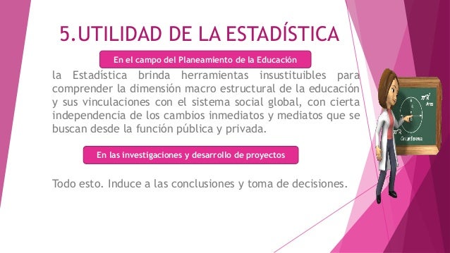 Importancia de la estadística en la educacion